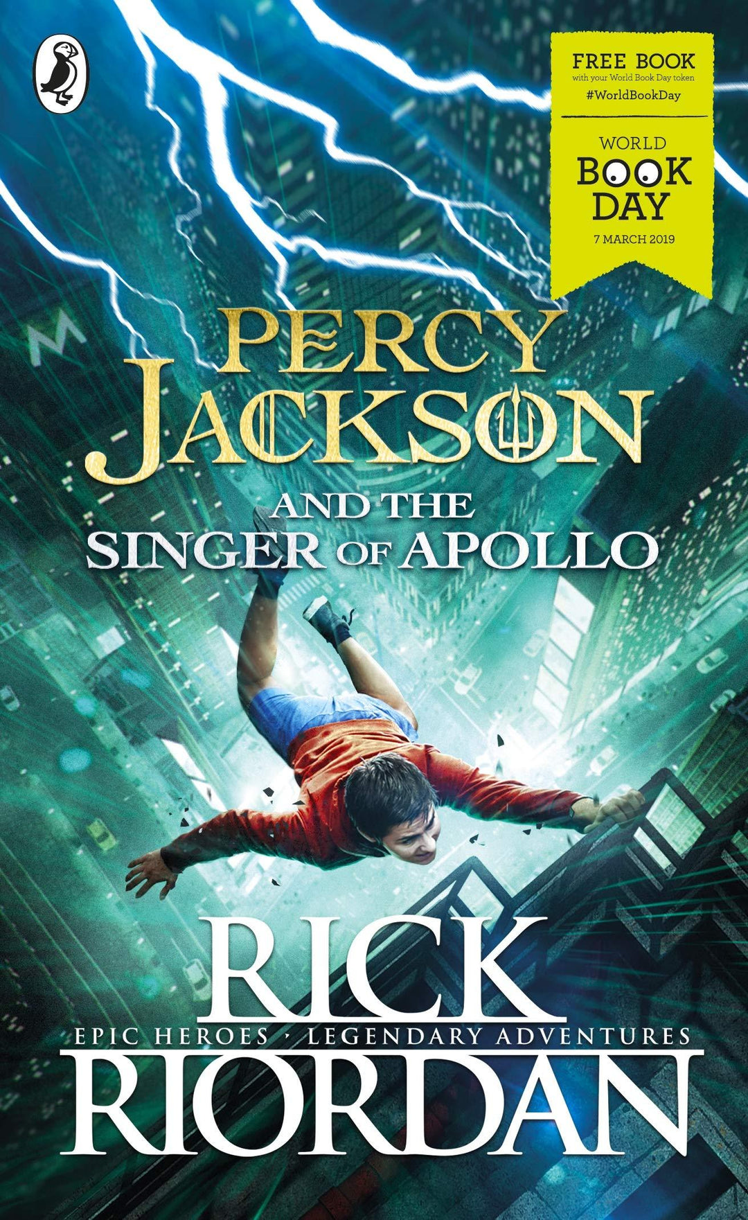 Percy Jackson and the Singer of Apollo WBD 2019 - Ages 9-14 - Paperback - Rick Riordan 9-14 Penguin