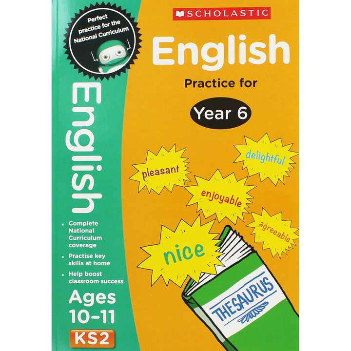 Perfect Practice KS2 English and Maths Year 6 -2 Books For Age 10-11 Years - Paperback 9-14 Scholastic