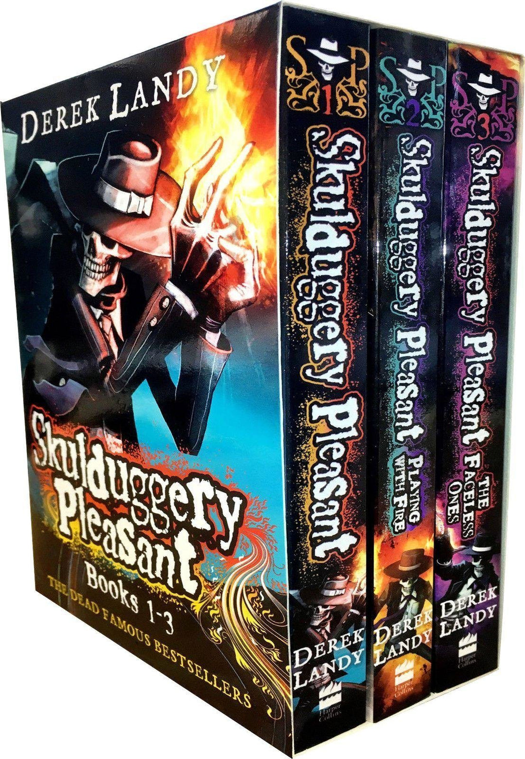 Skulduggery Pleasant Series 1 Box Set - Ages 9-14 - Paperback - Derek Landy 9-14 Harper Collins