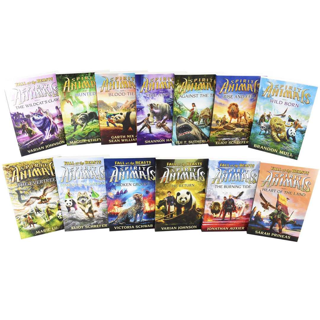 Spirit Animals 13 Books Children Box Set Collection - Ages 9-14 - Paperback 9-14 Scholastic