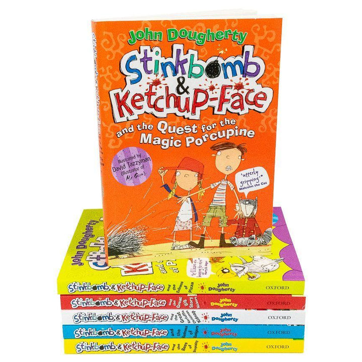 Stinkbomb and Ketchup Face 6 Books - Ages 9-14 - Paperback - John Dougherty 9-14 Oxford