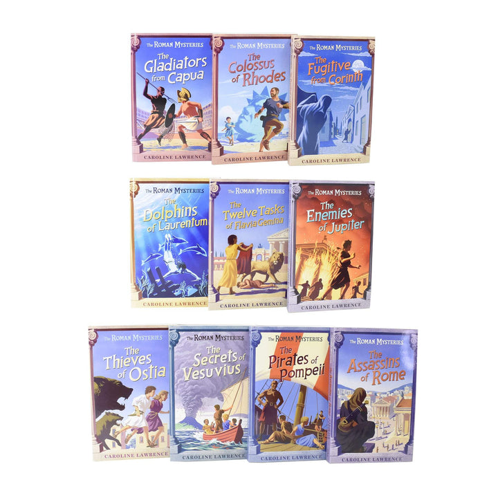 The Roman Mysteries Epic 10 Books Collection - Ages 9-14 - Paperback - Caroline Lawrence 9-14 Orion Books