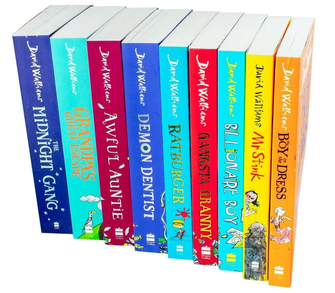 The World of David Walliams: Mega-tastic 9 Books Box Set 9-14 Harper Collins