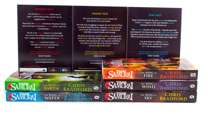 Young Samurai 8 Books - Ages 9-14 - Paperback - Chris Bradford 9-14 Penguin