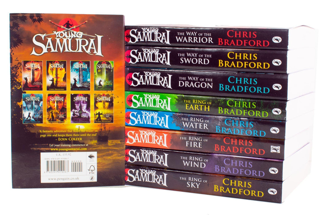 Young Samurai 8 Books - Ages 9-14 - Paperback - Chris Bradford 9-14 Penguin