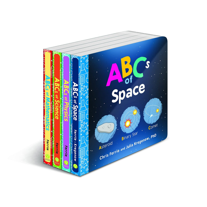 My First Science Library Abc's 4 Book Collection Set by Chris Ferrie - Ages 3+ - Board Book