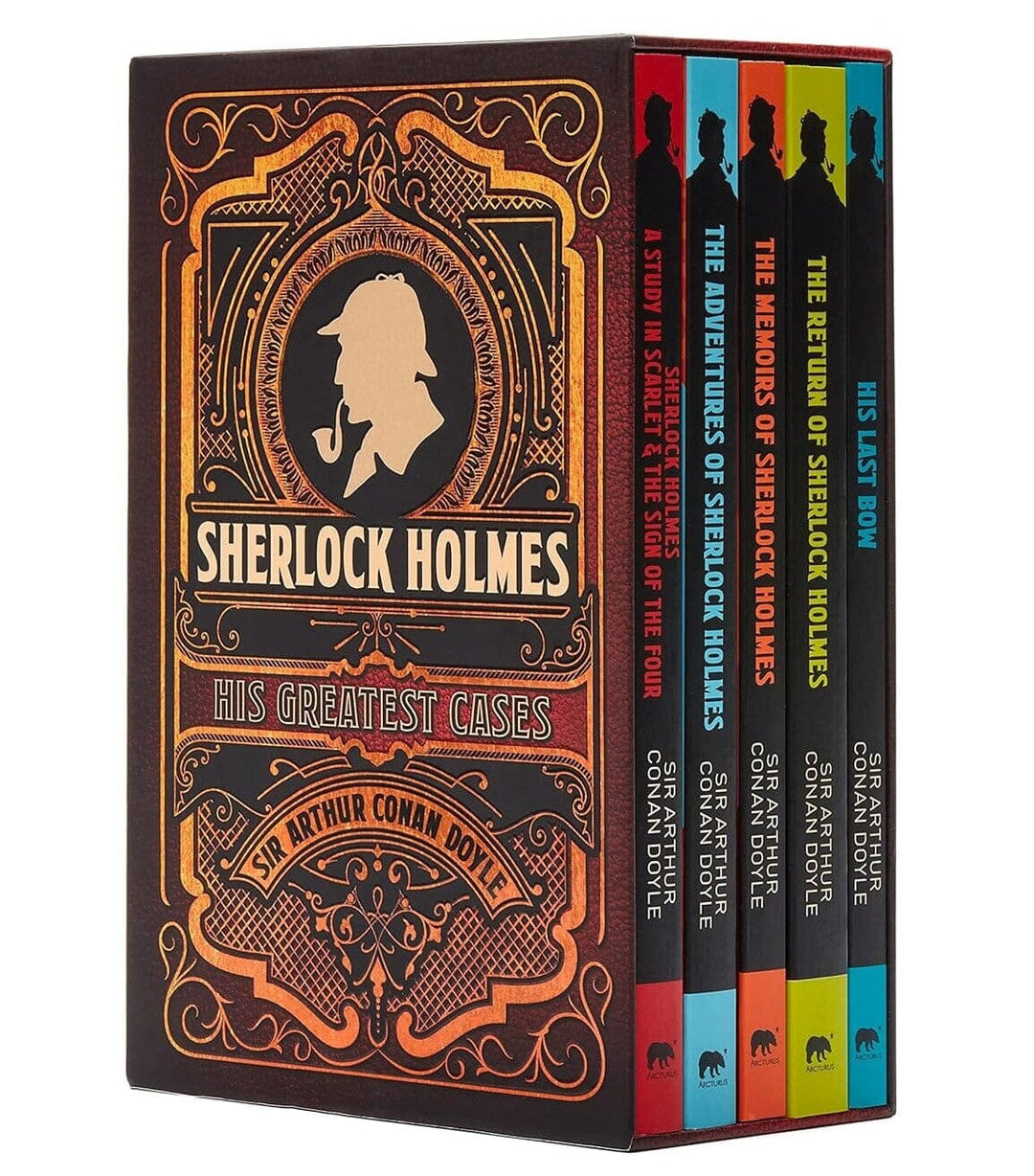 Sherlock Holmes His Greatest Cases By Arthur Conan Doyle 5 Books Collection Box Set - Paperback Fiction Arcturus Publishing Ltd