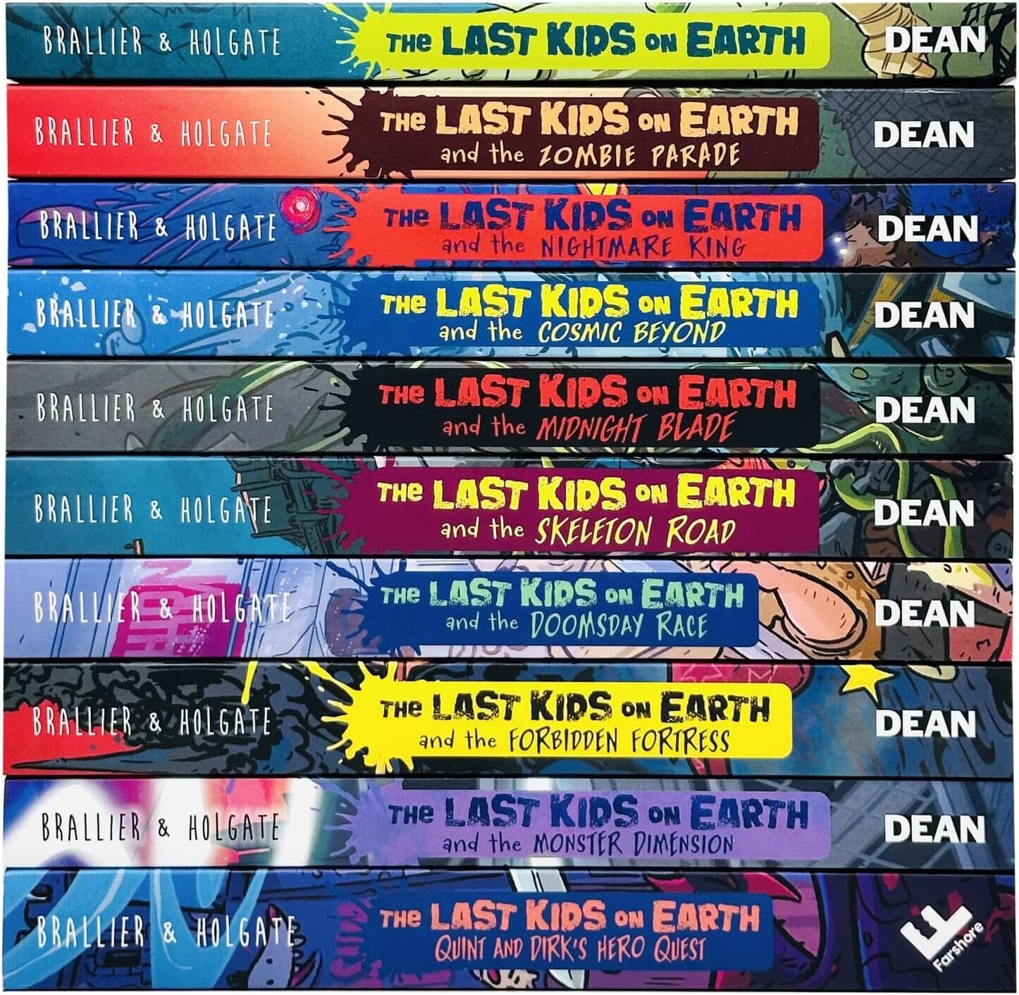 Last Kids on Earth Series by Max Brallier 10 Books Collection Set
