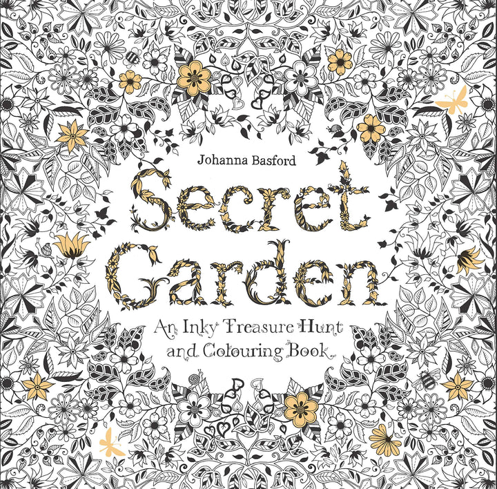 Secret Garden An Inky Treasure Hunt and Colouring Book - Paperback Non Fiction Laurence King Publishing