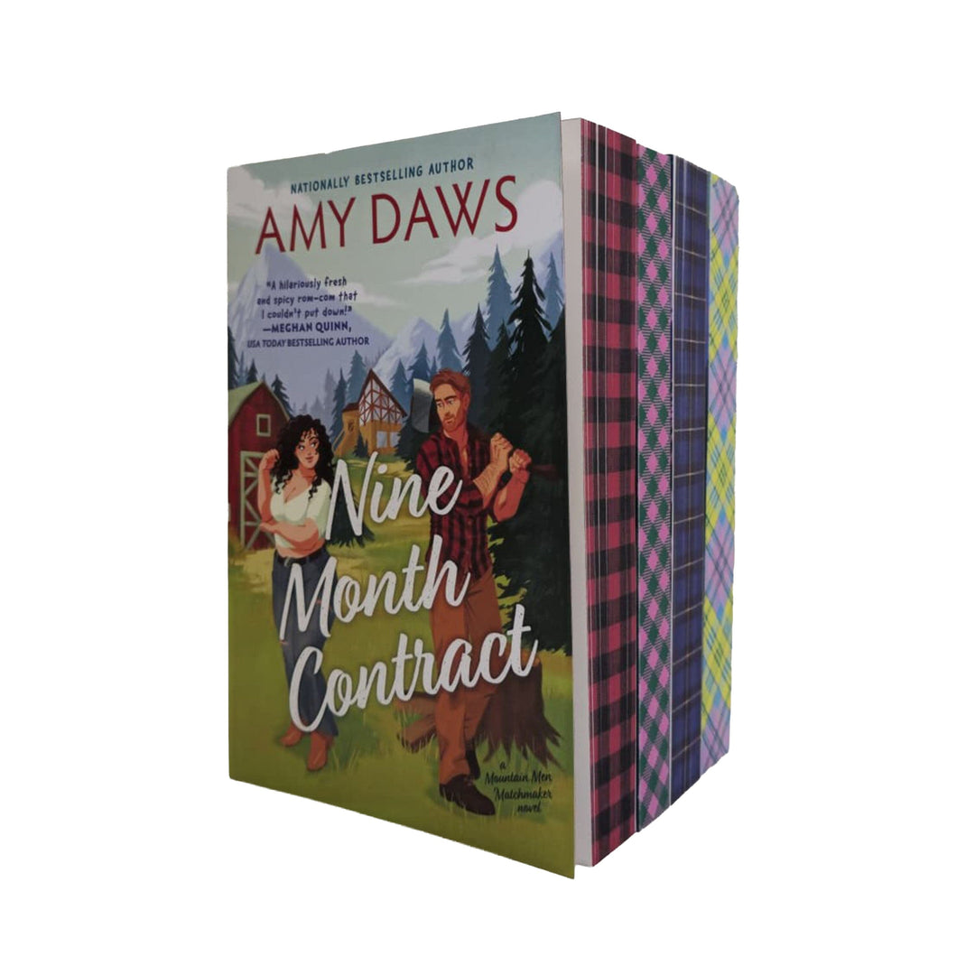 Mountain Men Matchmaker Series by Amy Daws 4 Book Sprayed Edges Collection Set - Fiction - Paperback