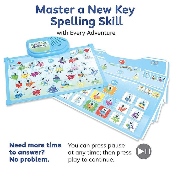 Alphablocks Clip & Learn Phonics Fun (10 Phonics Games) By Trends UK - Ages 3+ - Education Toys