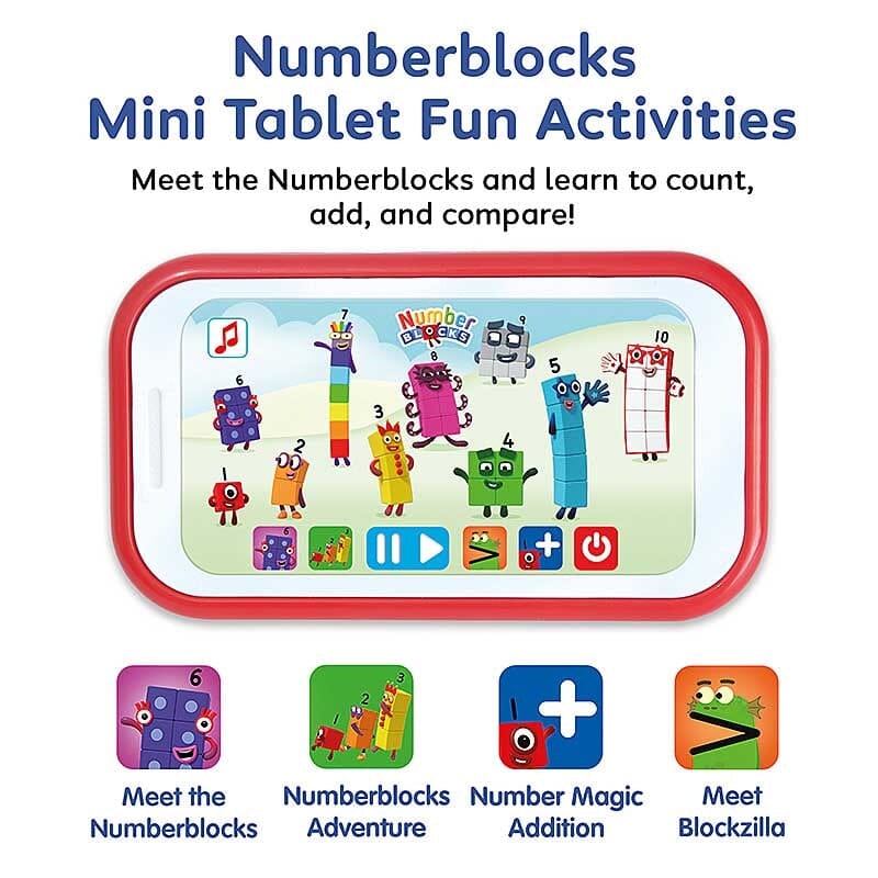 Numberblocks Mini Tablet - Ages 3+ - Educational Toy