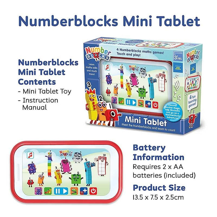 Numberblocks Mini Tablet - Ages 3+ - Educational Toy