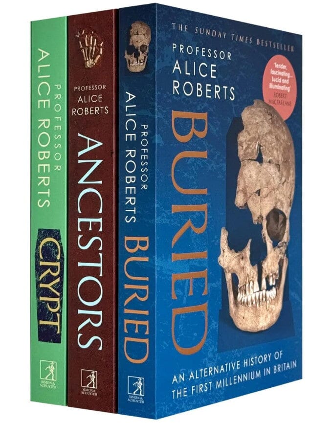 Ancestors, Buried & Crypt By Alice Roberts: 3 Books Collection Set - Non Fiction - Paperback