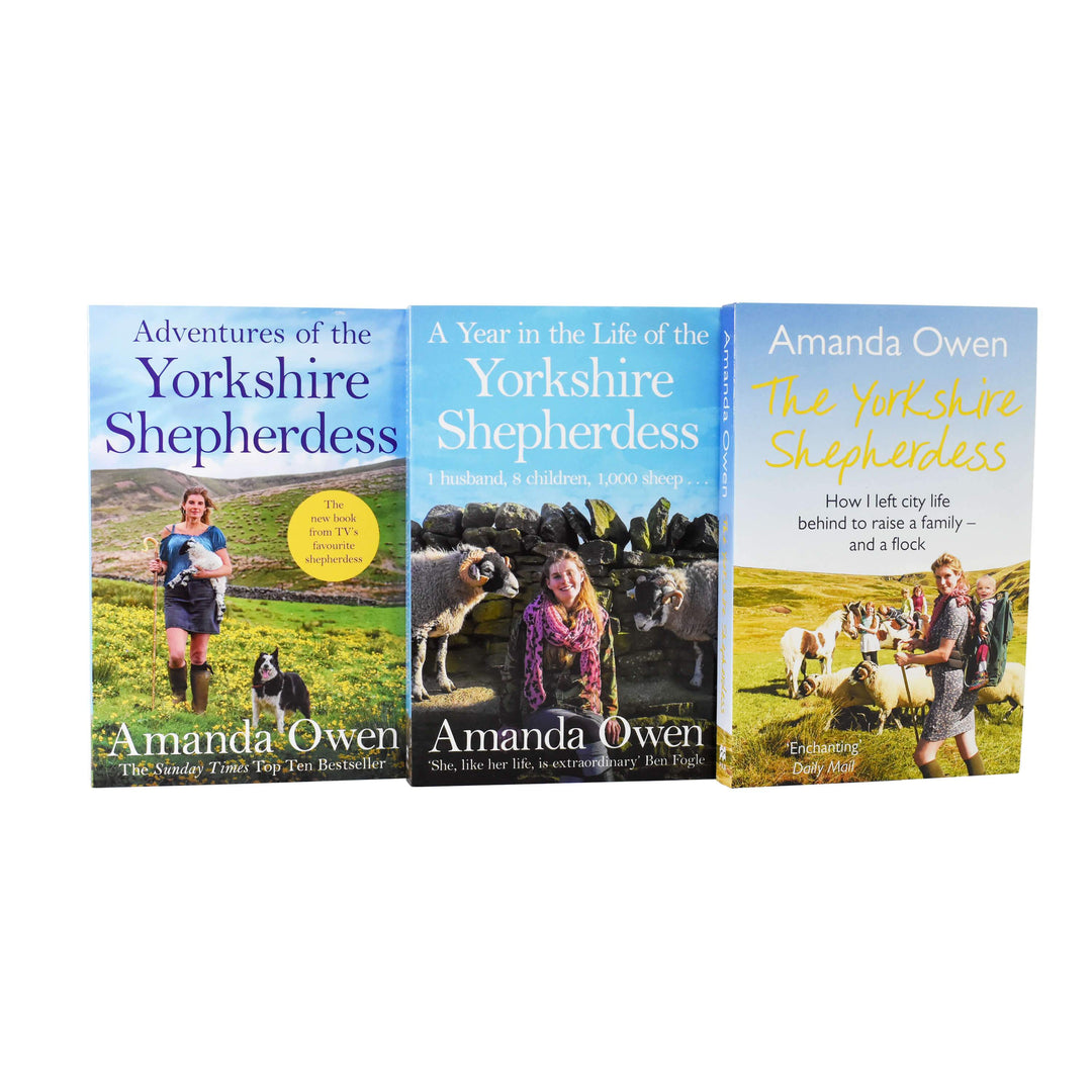 The Yorkshire Shepherdess 3 Books Collection by Amanda Owen - Paperback - Fiction Young Adult Pan Macmillan