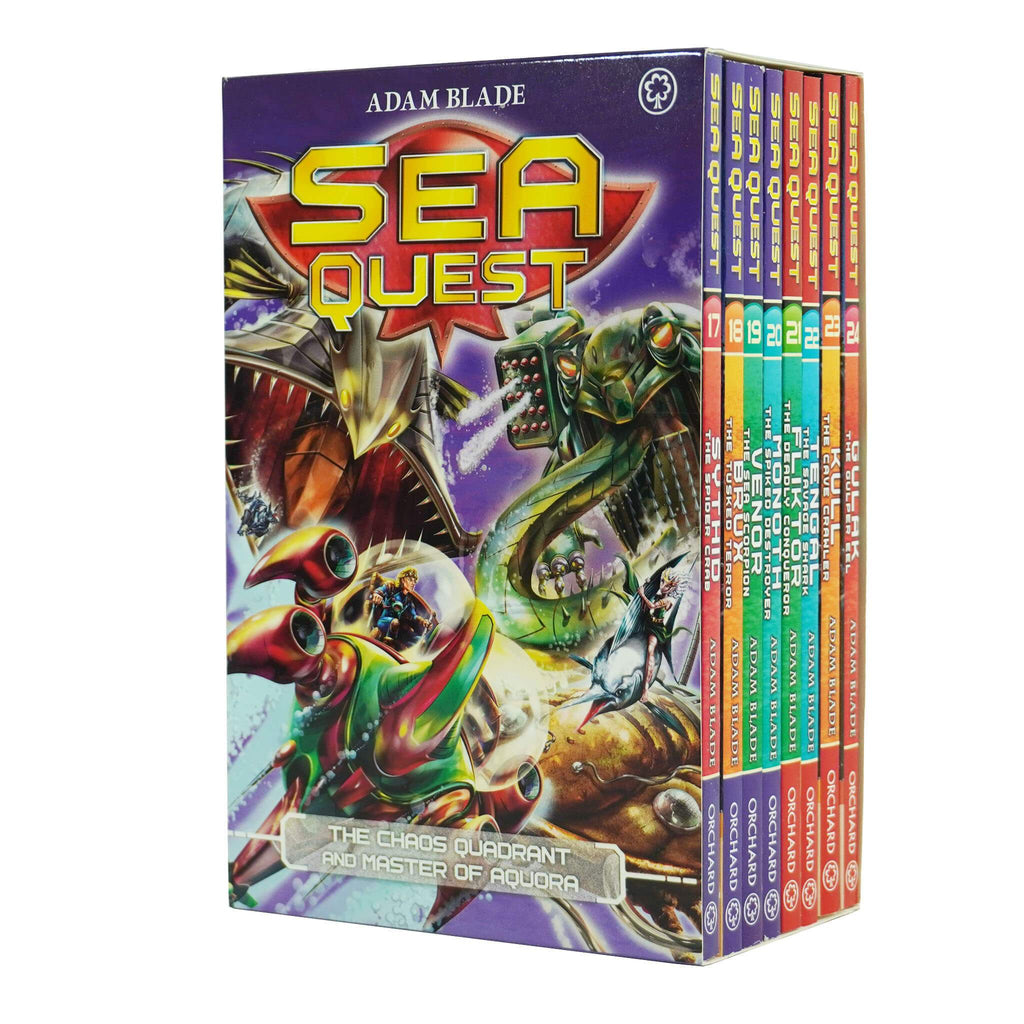 Sea Quest Series 5 and 6 Collection 8 Books Box Set by Adam Blade