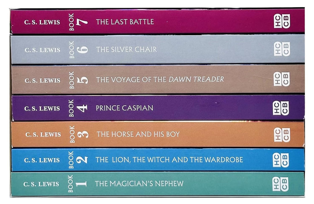 The Chronicles of Narnia 7 Books By C.S. Lewis - Ages 7-9 - Paperback