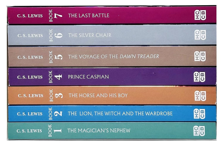 The Chronicles of Narnia 7 Books By C.S. Lewis - Ages 7-9 - Paperback