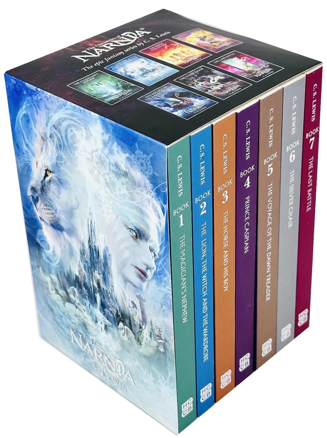 The Chronicles of Narnia 7 Books By C.S. Lewis - Ages 7-9 - Paperback