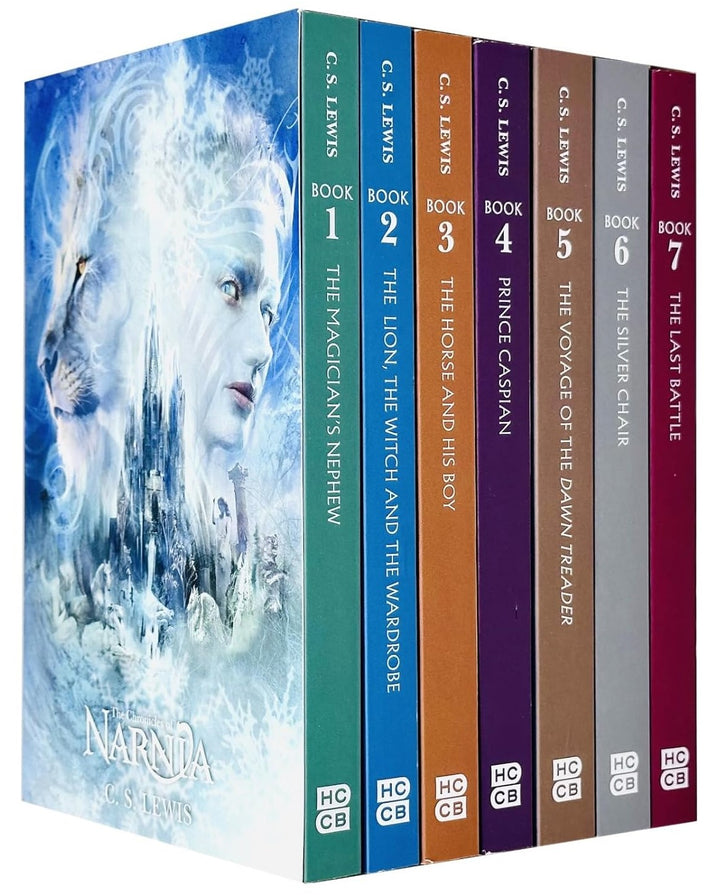 The Chronicles of Narnia 7 Books By C.S. Lewis - Ages 7-9 - Paperback