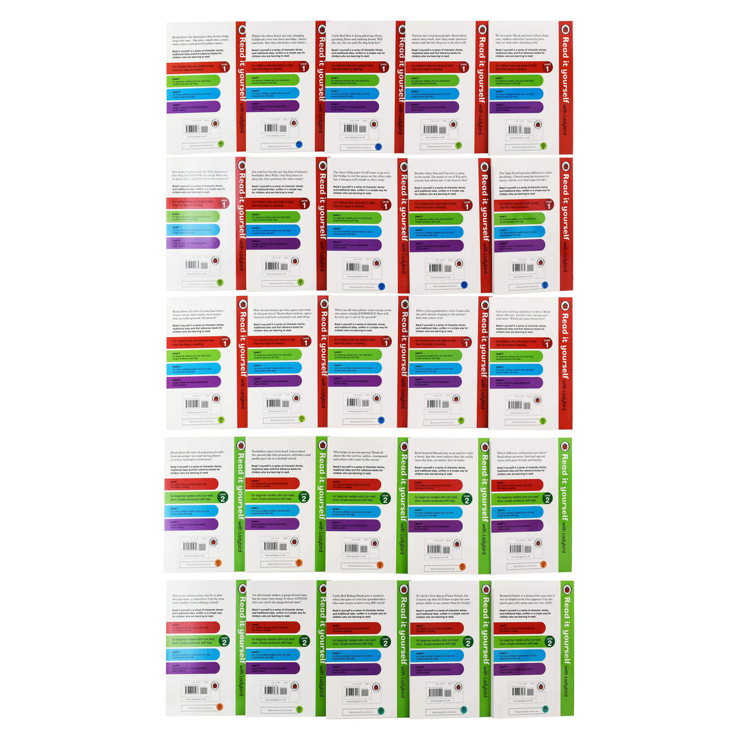 Read It Yourself With Ladybird (Level 1-4) 50 Books - Ages 5-7 - Paperback