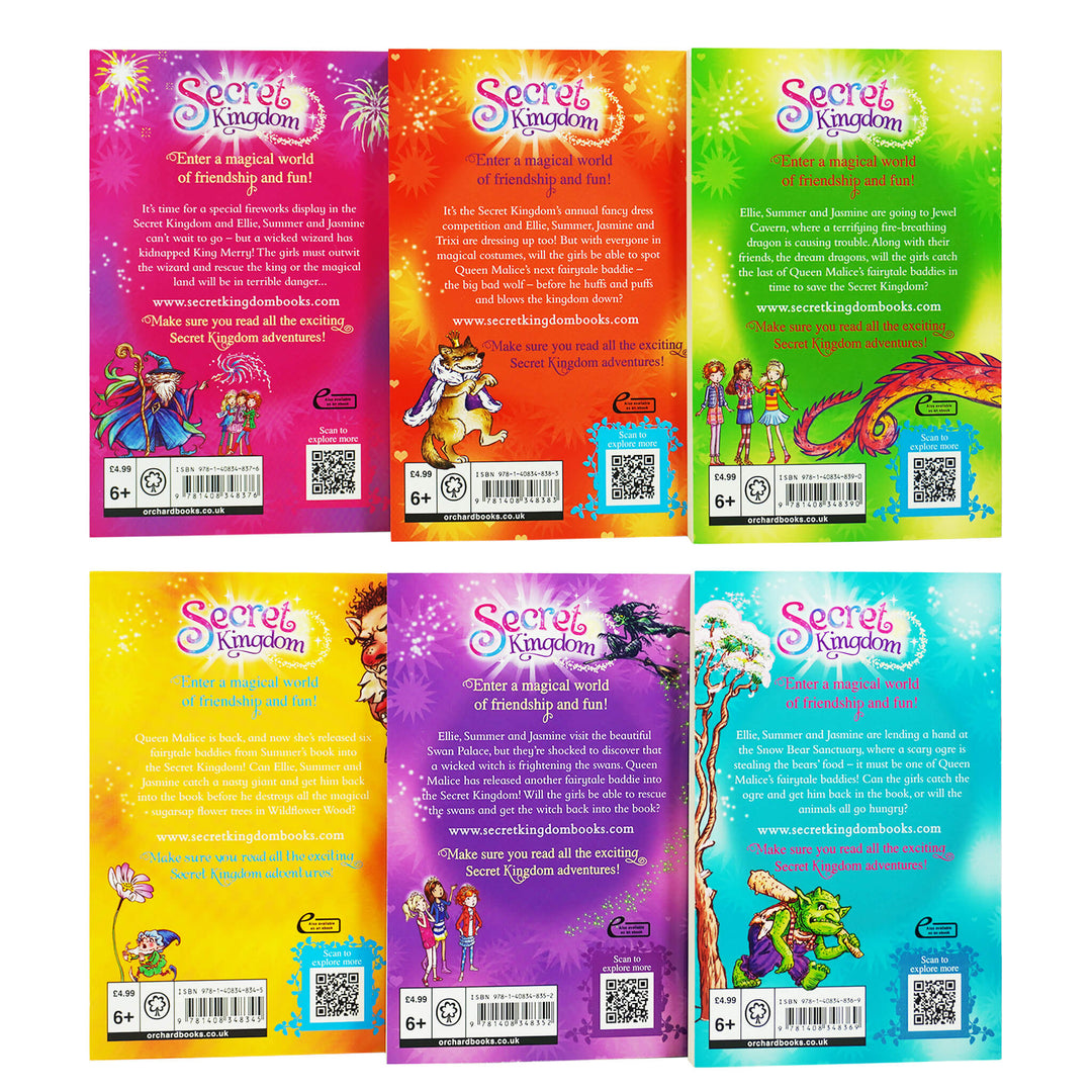 Secret Kingdom Series 3 Set 6 Books by Rosie Banks - Ages 5-7 - Paperback 5-7 Orchard Books (Hachette Children’s Group)