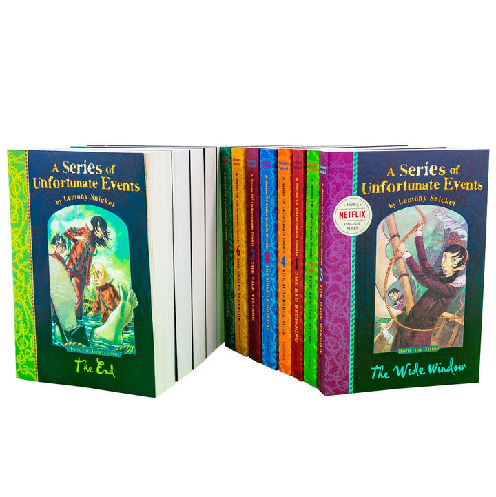 A Series of Unfortunate Events By Lemony Snicket 13 Books Collection Set - Ages 9-14 - Paperback B2D DEALS Egmont Publishing