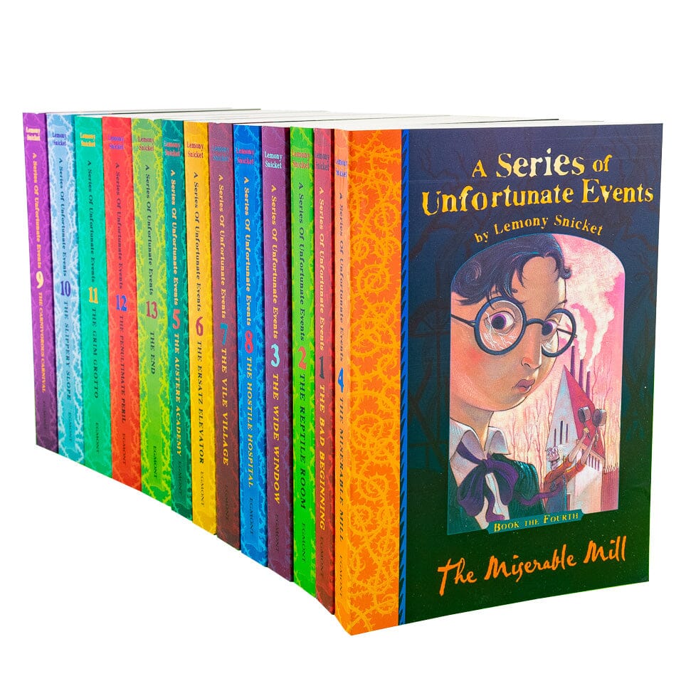 A Series of Unfortunate Events By Lemony Snicket 13 Books Collection Set - Ages 9-14 - Paperback B2D DEALS Egmont Publishing