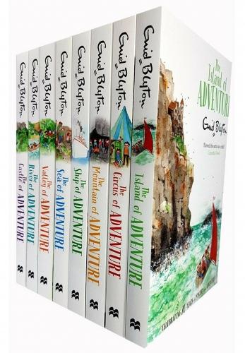 Enid Blyton Adventure Series 8 Books Collection (Mountain, Sea, River, Circus, Valley, Ship, Castle, Island) - Ages 9-14 - Paperback 9-14 Pan Macmillan