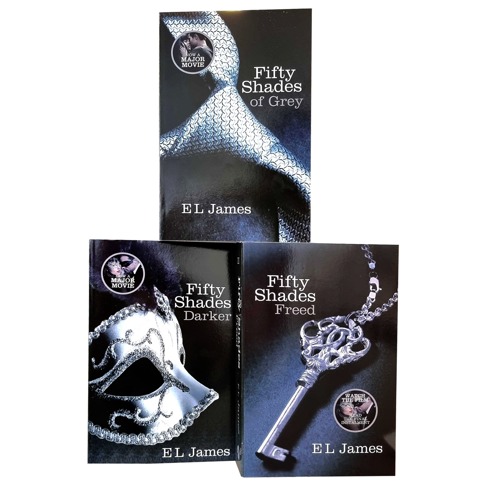 The Fifty Shades Trilogy By E L James 3 Books Collection Set