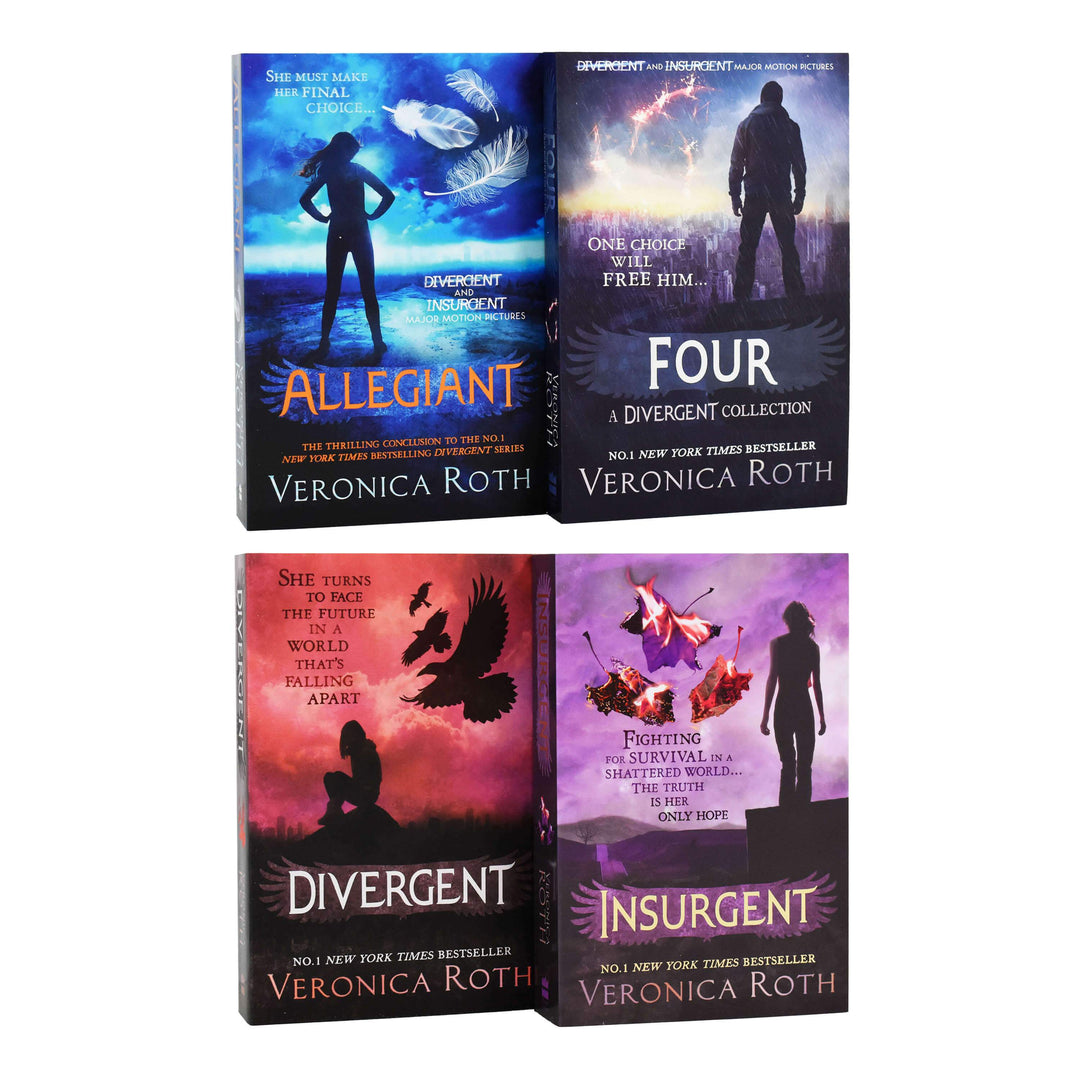 Divergent 4 Books Collection by Veronica Roth - Young Adult – Paperback Young Adult Harper Collins