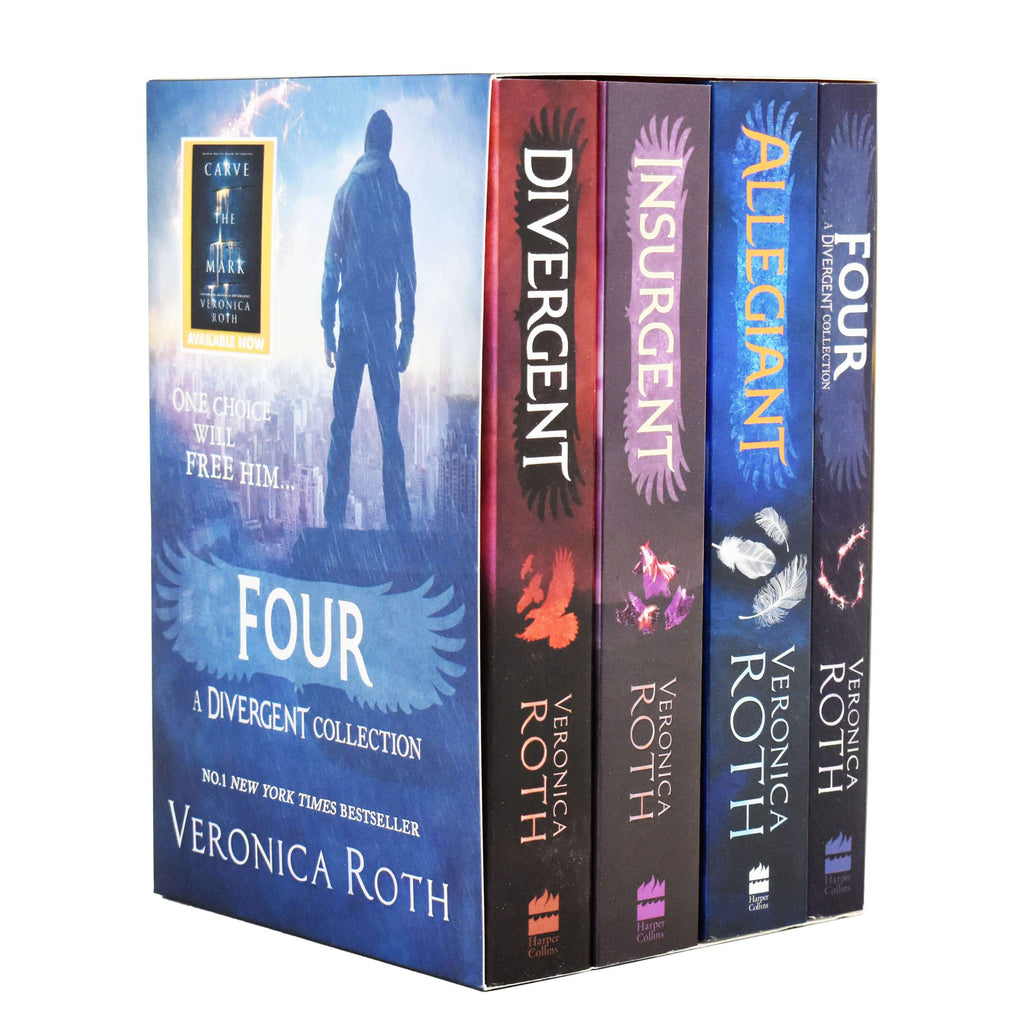 Divergent Series 4 Books by Veronica Roth – American Bookworm