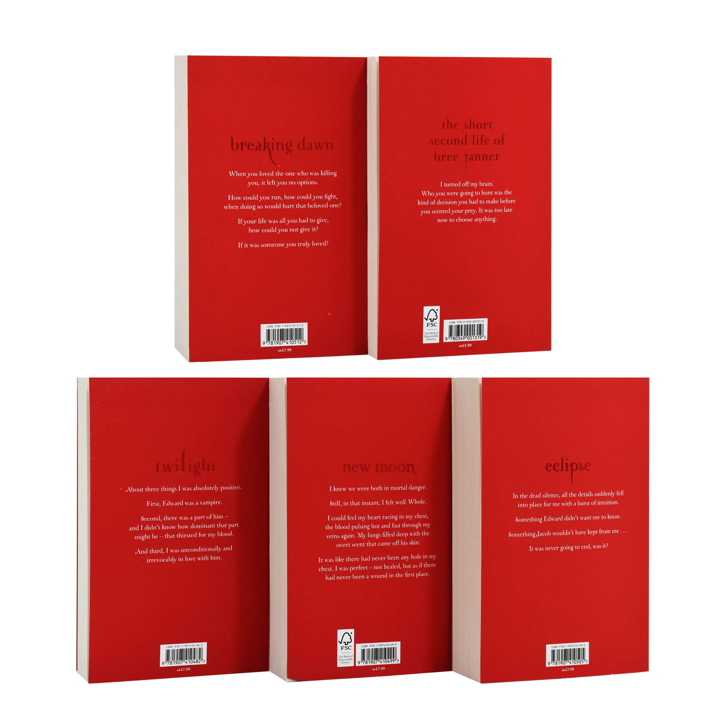 Twilight Saga By Stephenie Meyer 5 Books – American Bookworm