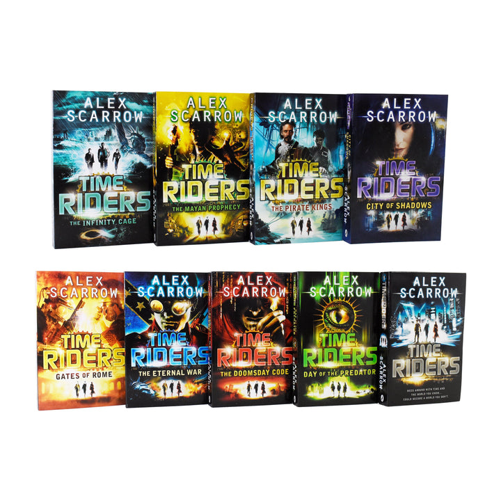 Time Riders 9 Book Collection - Ages 9-14 - Paperback - Alex Scarrow 9-14 Penguin