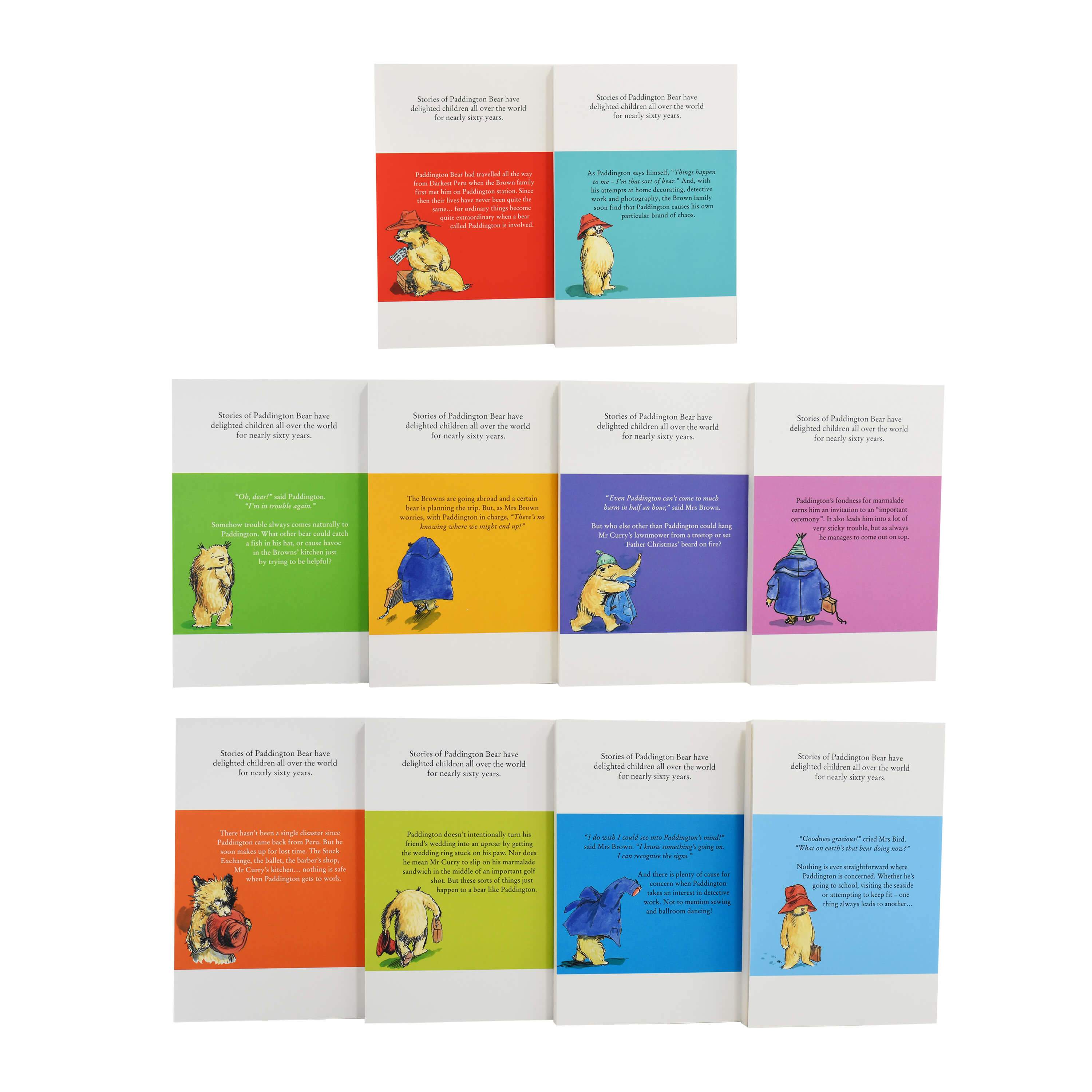 Paddington Bear Classic Collection 10 Books By Michael Bond - Ages