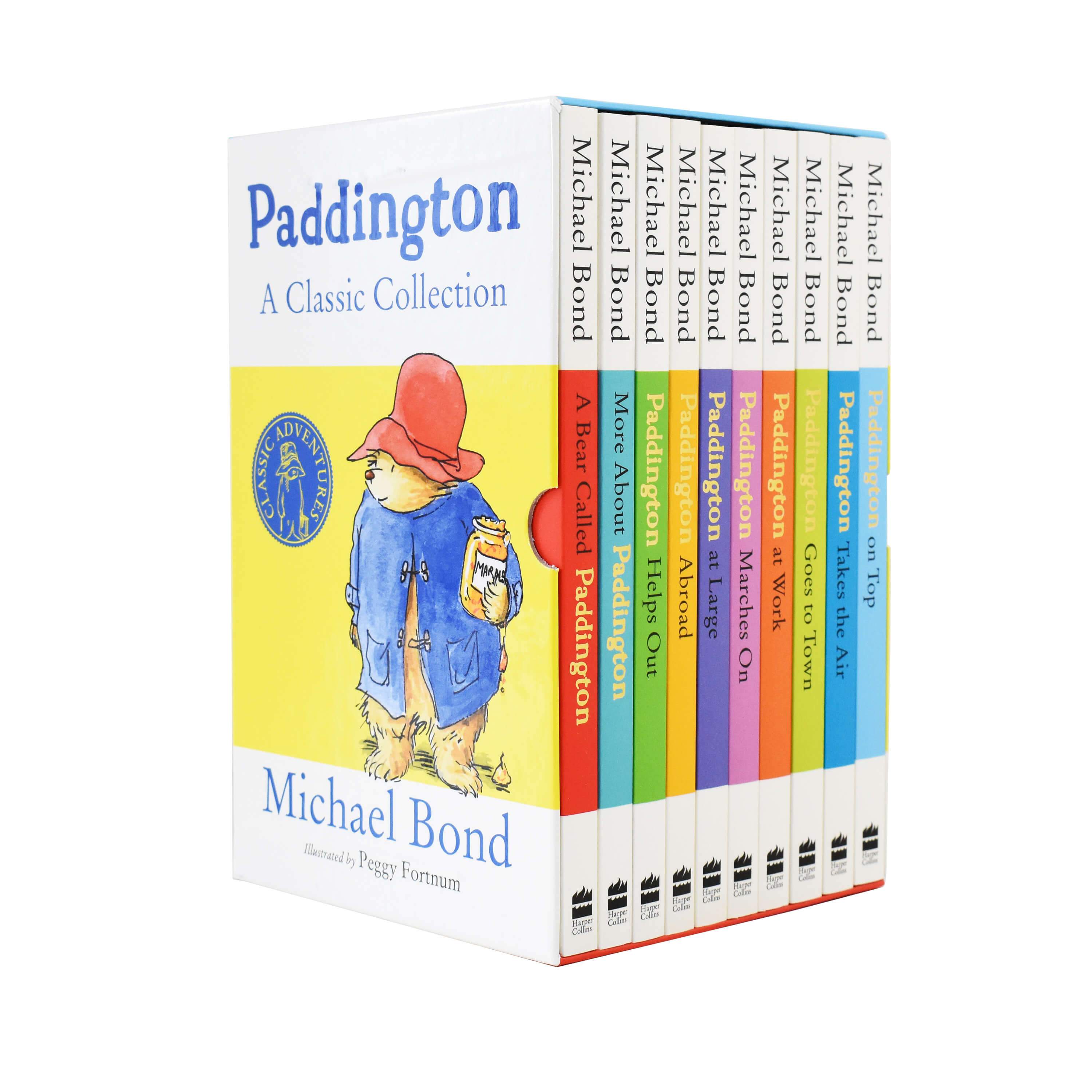 Paddington Bear Classic Collection 10 Books By Michael Bond - Ages