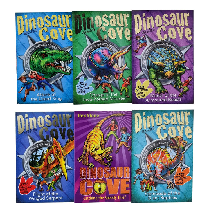 Dinosaur Cove Series 6 Books Collection Set By Rex Stone - Ages 7-9 - Paperback 7-9 Oxford University Press