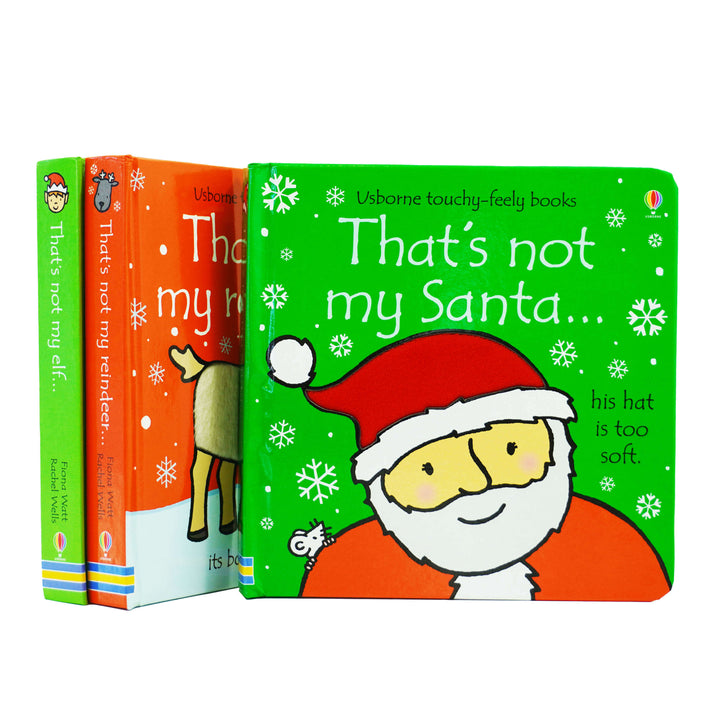 That's not my Series 3 Books Christmas Collection Set By Fiona Watt (My Santa..., My Reindeer... & My Elf...) - Ages 0-5 - Board Book 0-5 Usborne Publishing Ltd