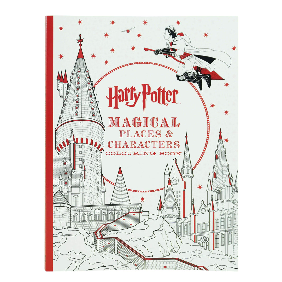 Harry Potter Colouring Magical Places & Characters Book By Warner Brothers - Ages 9-14 - Paperback 9-14 Studio Press