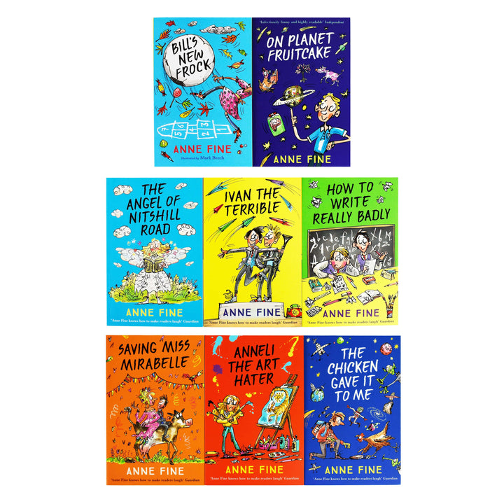 Anne Fine Collection 8 Books Set - Ages 7-12 - Paperback