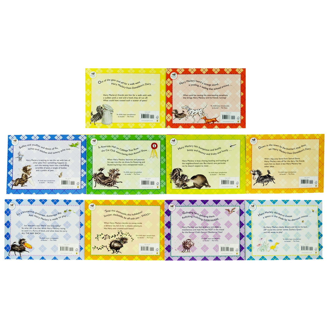 Hairy Maclary and Friends by Lynley Dodd 10 Picture Books Collection Set - Age 3+- Paperback