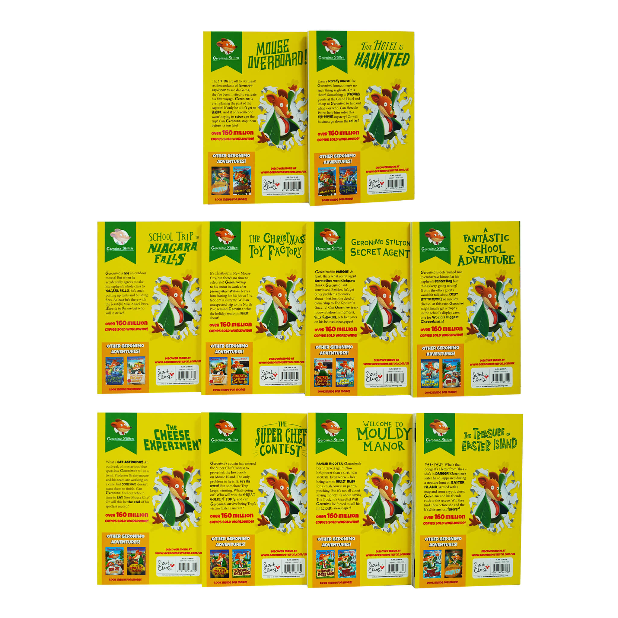 Geronimo Stilton The 10 Book Collection (Series 2) Box Set - Ages