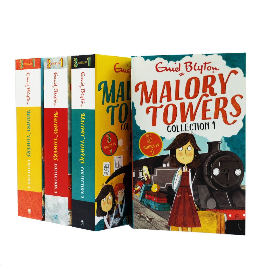 Malory Towers Collection By Enid Blyton 4 Books 12 Story - Ages 8