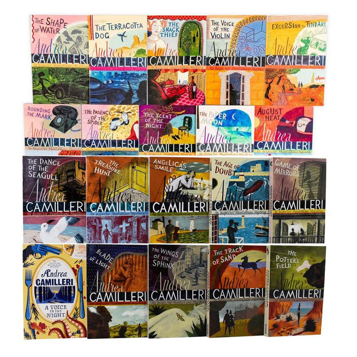 Inspector Montalbano by Andrea Camilleri Books 1-20 Collection Set - Fiction - Paperback