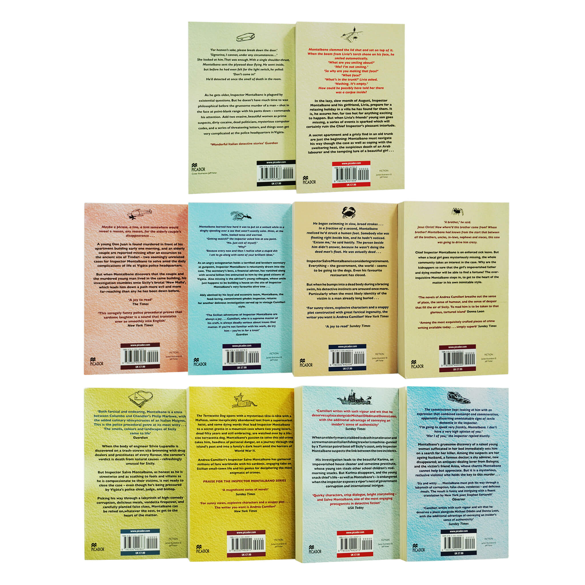 Inspector Montalbano Books 1-10 Collection – American Bookworm