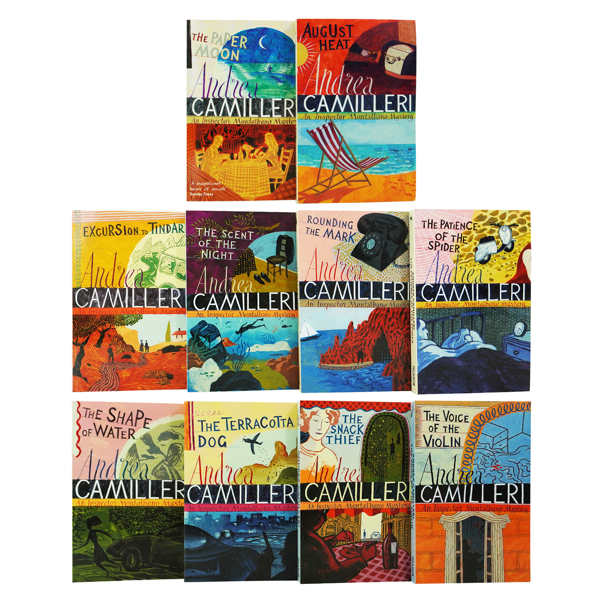Inspector Montalbano Books 1-10 Collection – American Bookworm