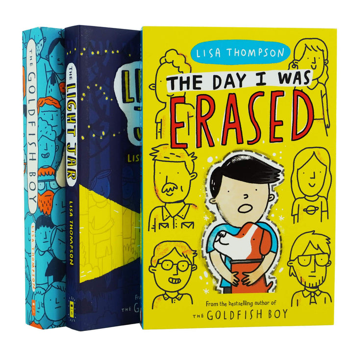 Lisa Thompson The Day I Was Erased 3 Books Collection - Ages 9-14 - Paperback