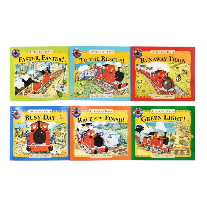 Little Red Train by Benedict Blathwayt 6 Books Collection Set - Ages 5-7 - Paperback