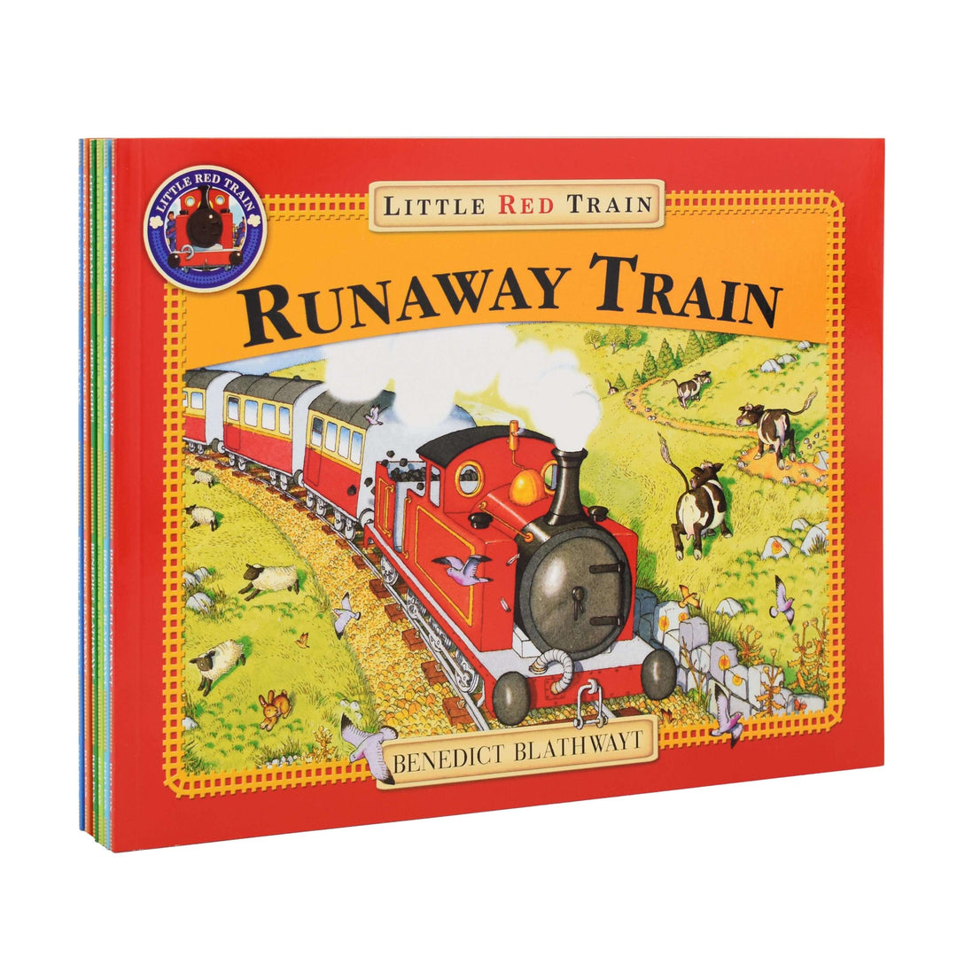 Little Red Train by Benedict Blathwayt 6 Books Collection Set - Ages 5-7 - Paperback