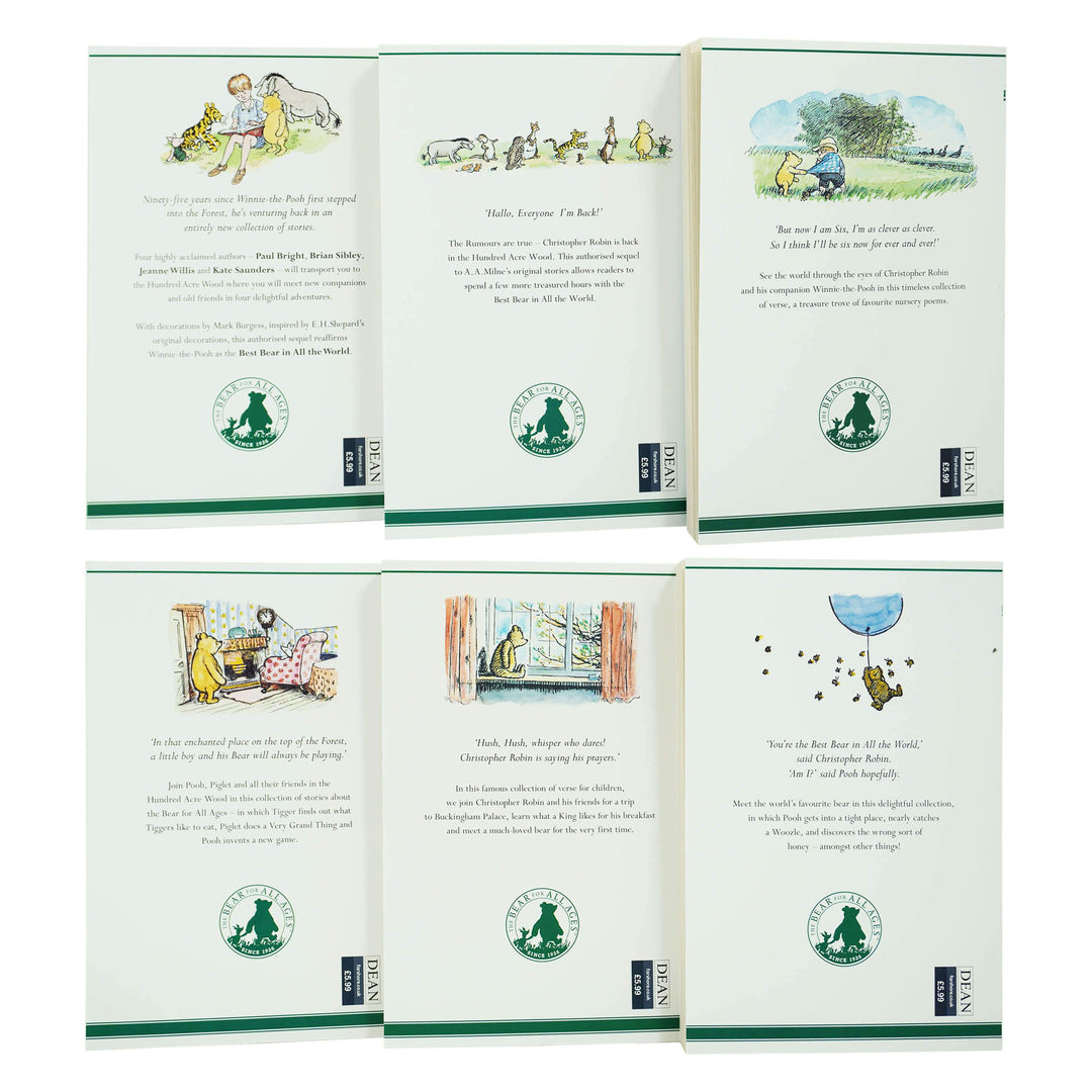 Winnie-The-Pooh The Complete Collection 6 Books Set By A. A. Milne - Ages 7-9 - Paperback 7-9 Egmont